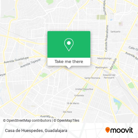 Mapa de Casa de Huespedes