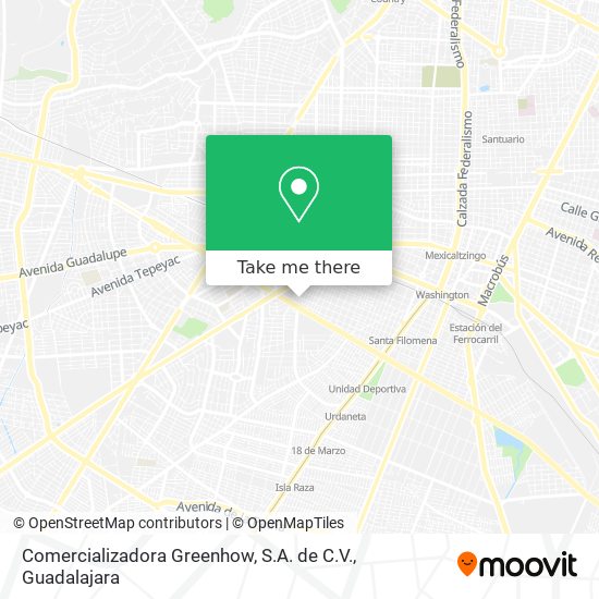 Comercializadora Greenhow, S.A. de C.V. map