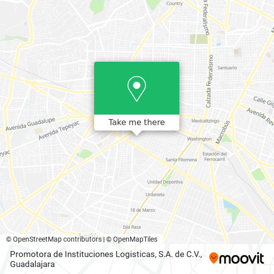 Promotora de Instituciones Logisticas, S.A. de C.V. map