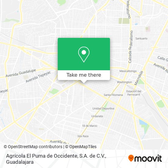 Agrícola El Puma de Occidente, S.A. de C.V. map