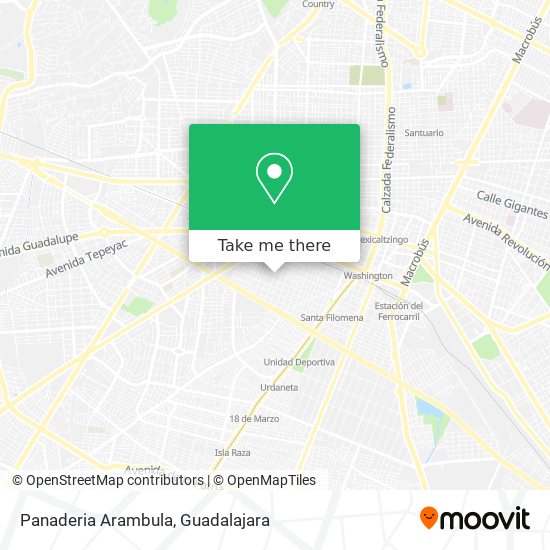 Panaderia Arambula map