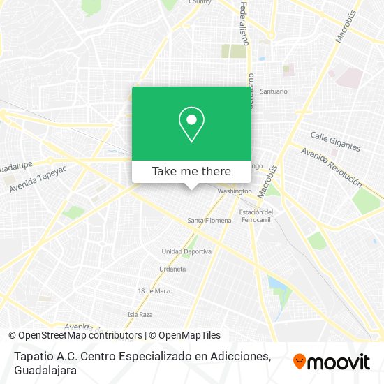 Tapatio A.C. Centro Especializado en Adicciones map