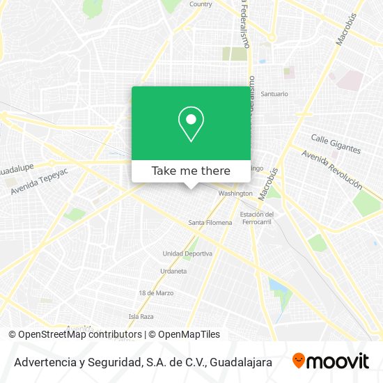Advertencia y Seguridad, S.A. de C.V. map