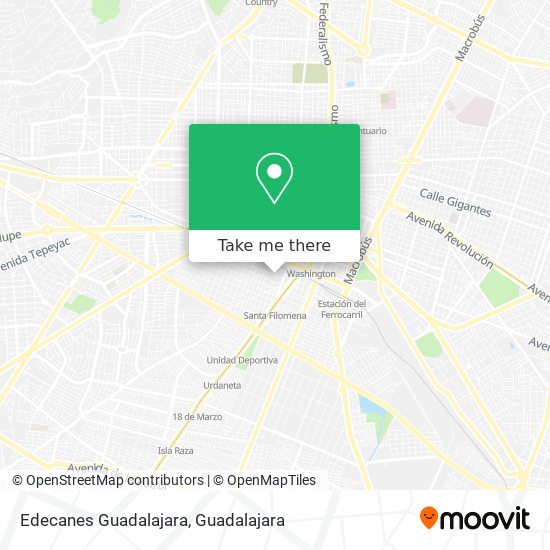 Edecanes Guadalajara map