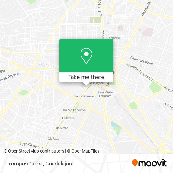 Mapa de Trompos Cuper