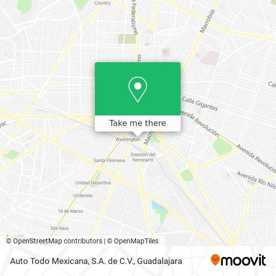 Auto Todo Mexicana, S.A. de C.V. map