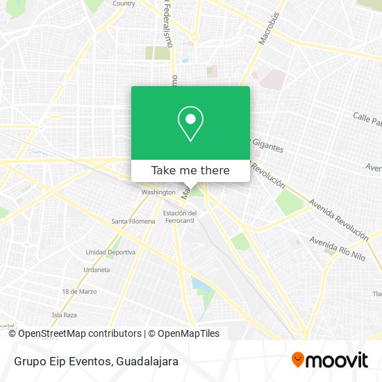 Mapa de Grupo Eip Eventos