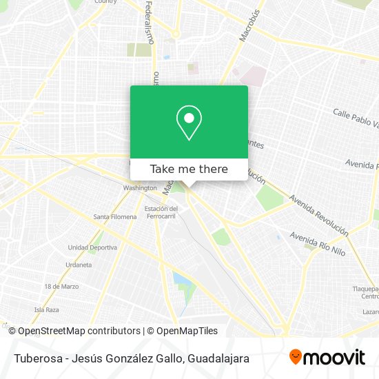 Mapa de Tuberosa - Jesús González Gallo