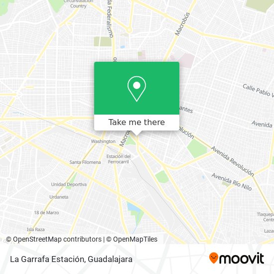 La Garrafa Estación map