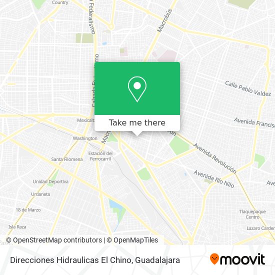 Direcciones Hidraulicas El Chino map