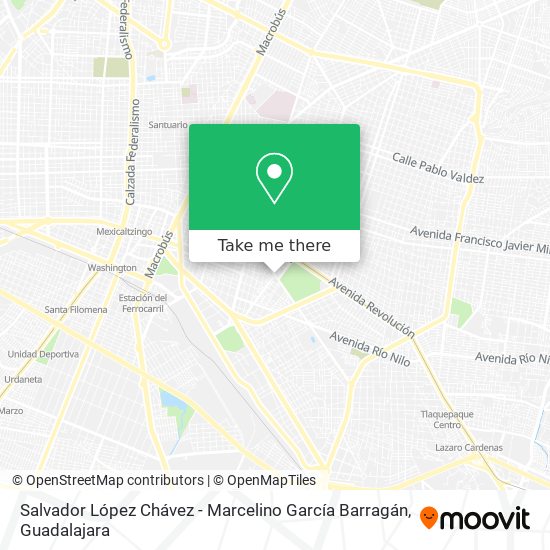 Mapa de Salvador López Chávez - Marcelino García Barragán