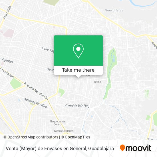 Venta (Mayor) de Envases en General map