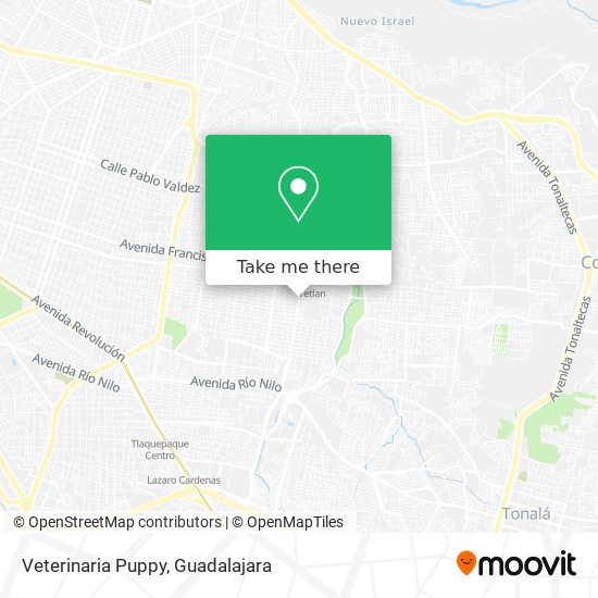 Veterinaria Puppy map