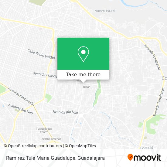 Mapa de Ramirez Tule Maria Guadalupe
