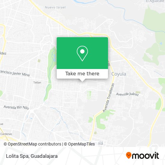 Mapa de Lolita Spa