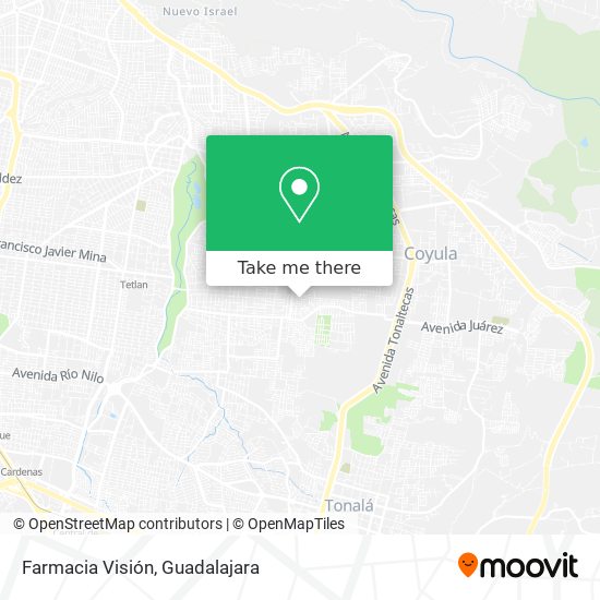 Farmacia Visión map
