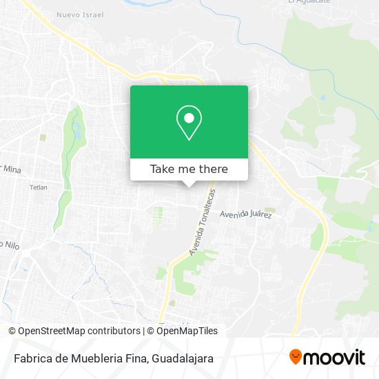 Fabrica de Muebleria Fina map