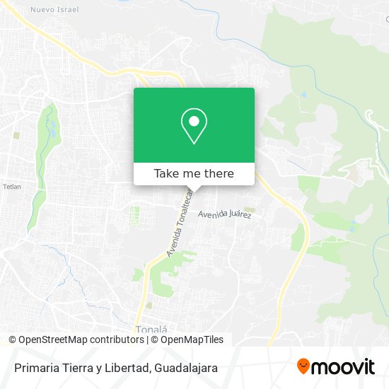Primaria Tierra y Libertad map