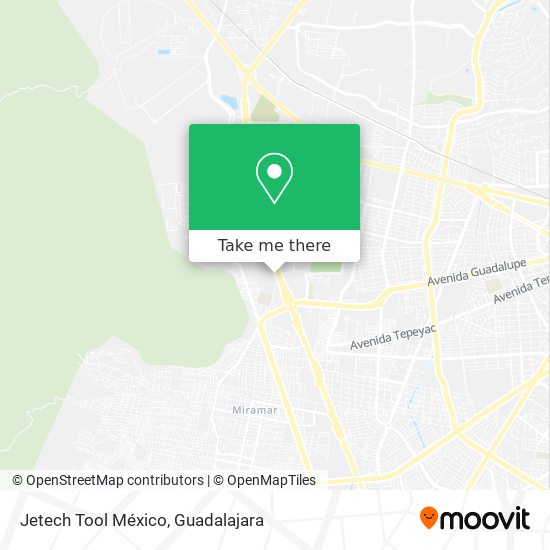 Jetech Tool México map