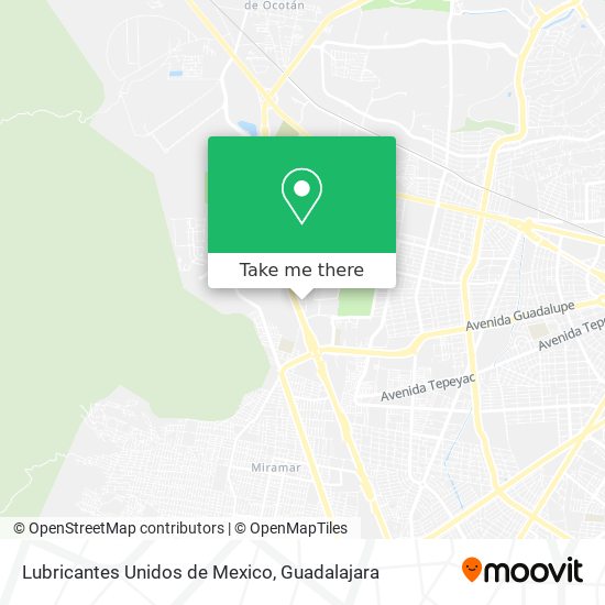 Mapa de Lubricantes Unidos de Mexico