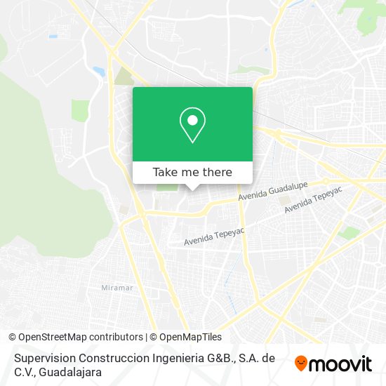 Supervision Construccion Ingenieria G&B., S.A. de C.V. map