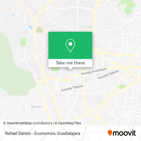 Mapa de Rafael Sanzio - Economos
