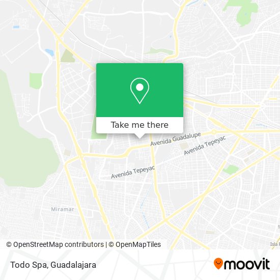 Todo Spa map