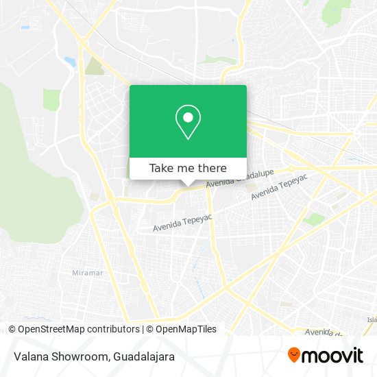 Valana Showroom map