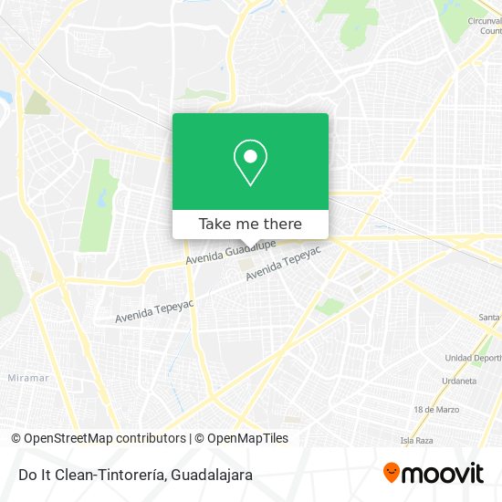 Mapa de Do It Clean-Tintorería
