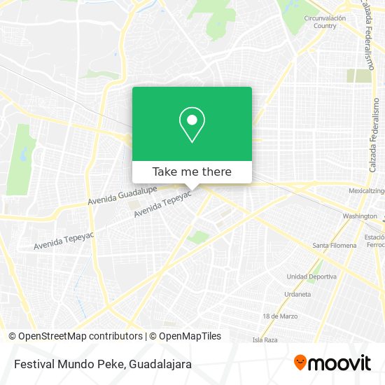 Festival Mundo Peke map