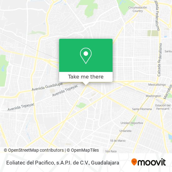 Eoliatec del Pacifico, s.A.P.I. de C.V. map