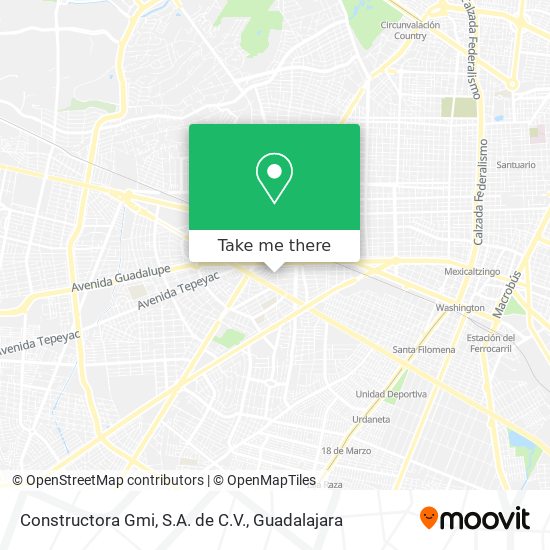 Mapa de Constructora Gmi, S.A. de C.V.