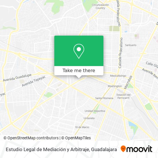 Estudio Legal de Mediación y Arbitraje map