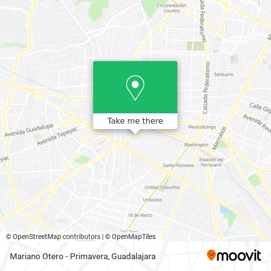 Mapa de Mariano Otero - Primavera