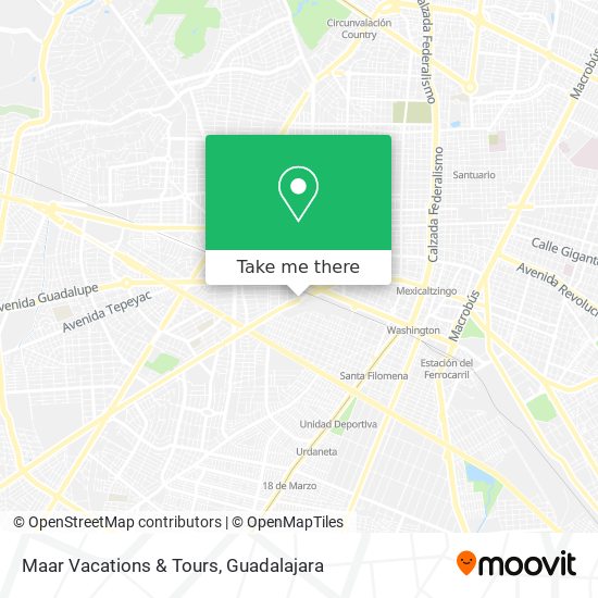 Maar Vacations & Tours map