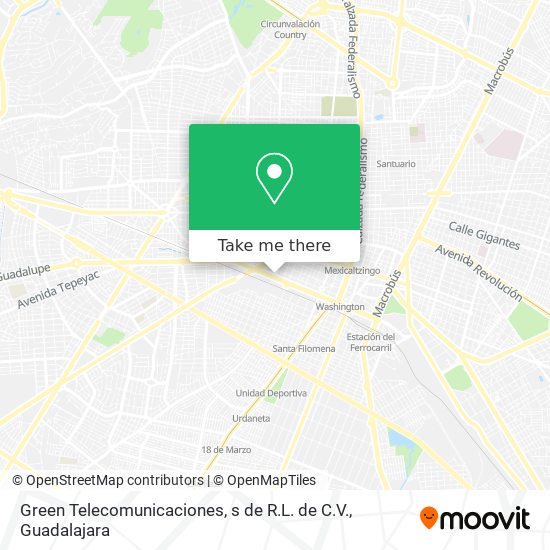 Green Telecomunicaciones, s de R.L. de C.V. map