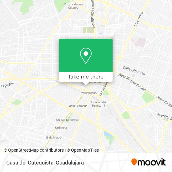 Casa del Catequista map