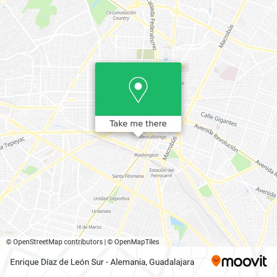 Enrique Díaz de León Sur - Alemania map
