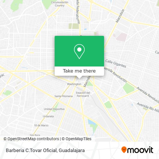 Barberia C.Tovar Oficial map