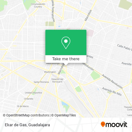 Mapa de Ekar de Gas