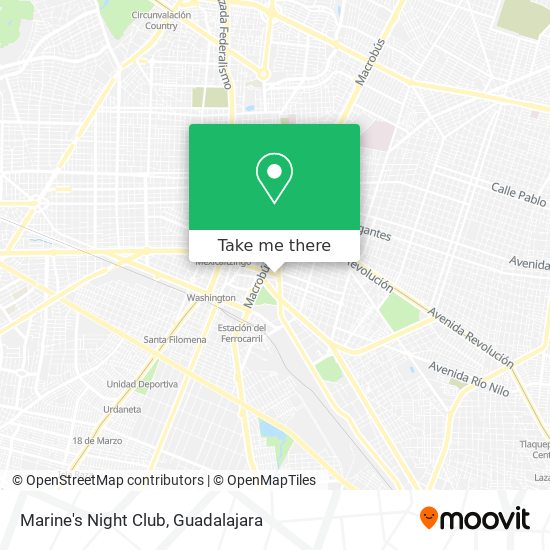 Marine's Night Club map