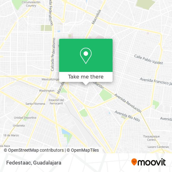 Mapa de Fedestaac