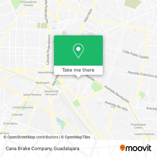 Cana Brake Company map