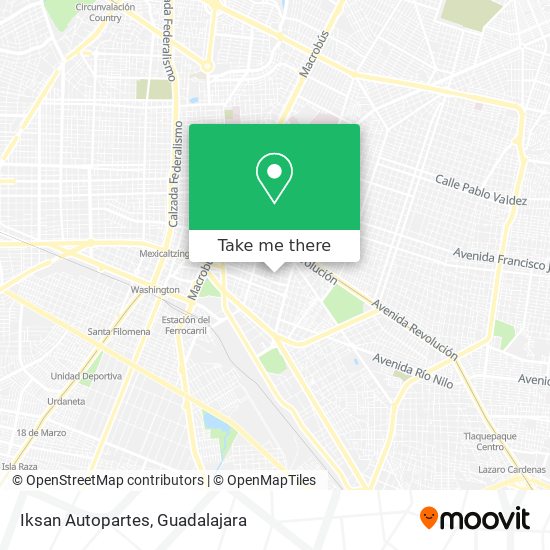 Mapa de Iksan Autopartes