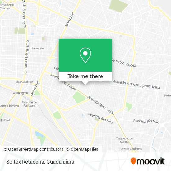 Mapa de Soltex Retacería