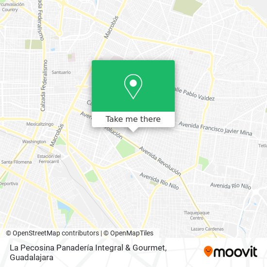 Mapa de La Pecosina Panadería Integral & Gourmet