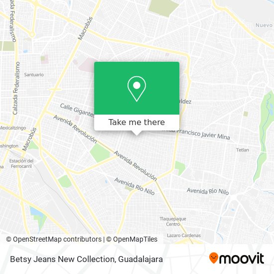 Mapa de Betsy Jeans New Collection