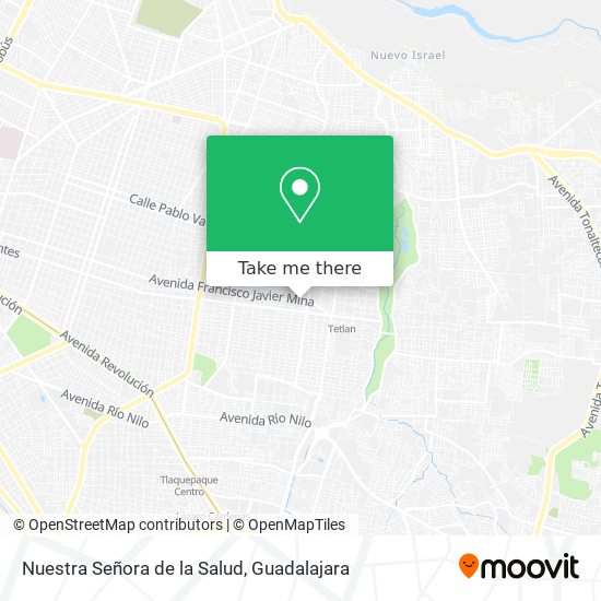 Nuestra Señora de la Salud map