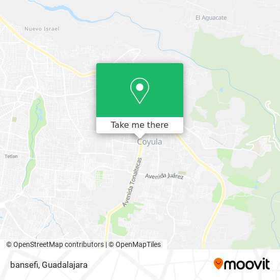 Mapa de bansefi