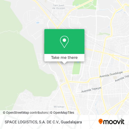 Mapa de SPACE LOGISTICS, S.A. DE C.V.